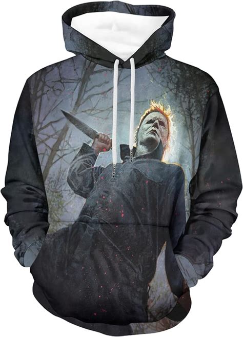 michael myers hooded sweatshirt|michael myers hoodie for men.